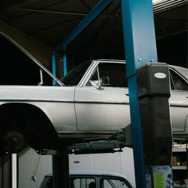 Car lift.